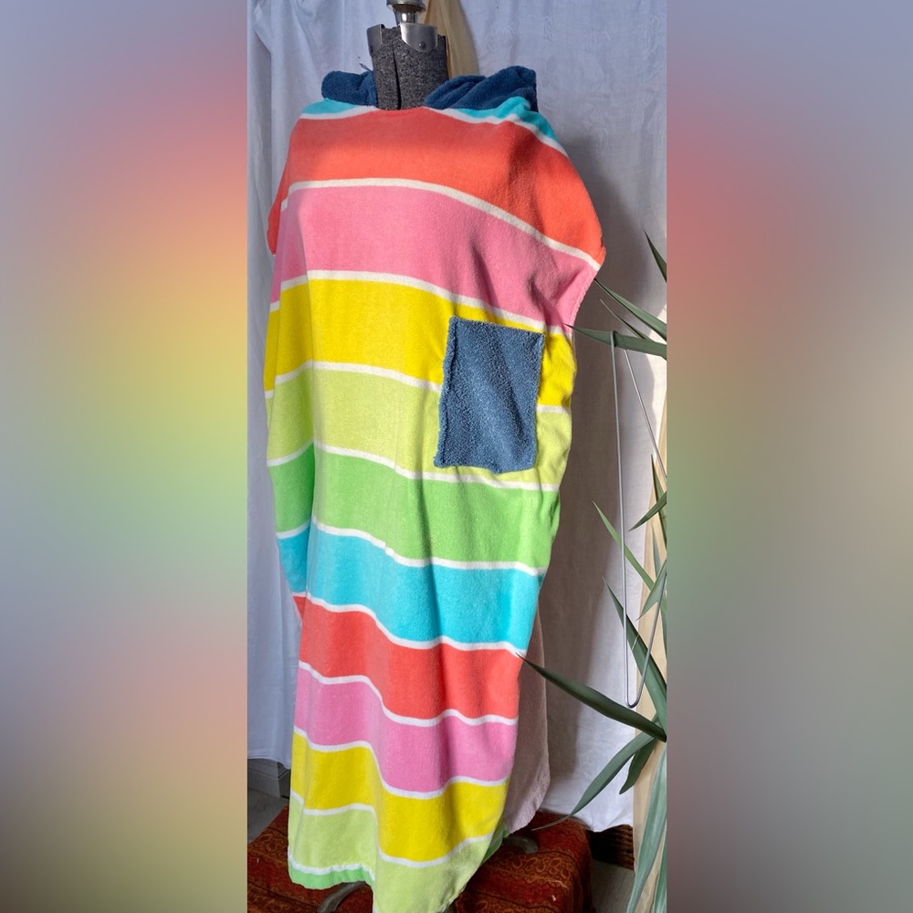 Handmade, Up-Cycled Towel Poncho